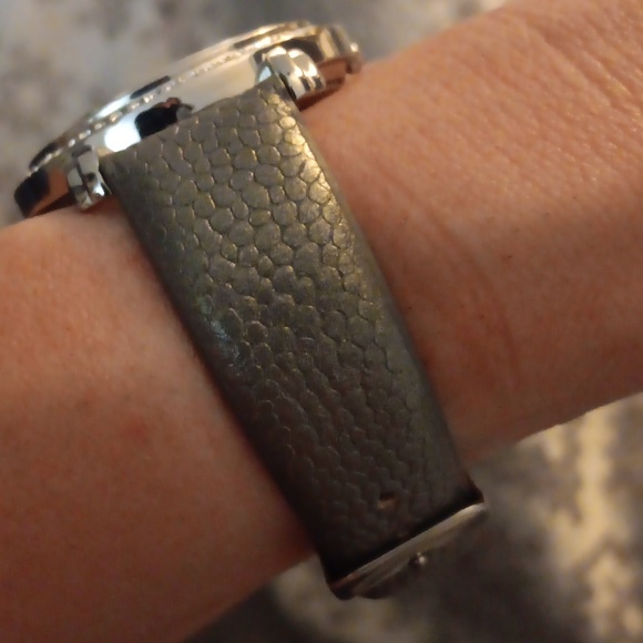 Premier Designs Stone and Leather Watch - Picture 3 of 8